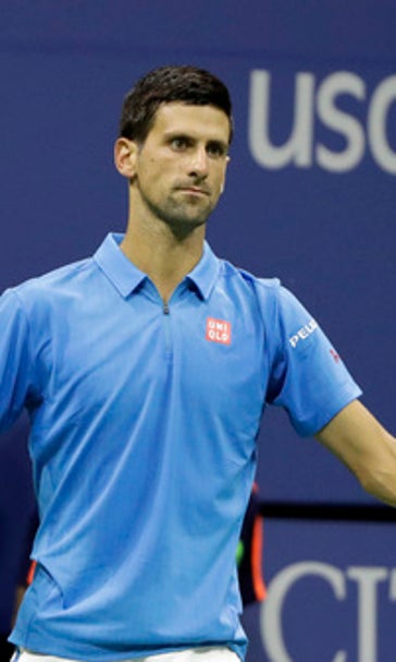 Finally in full match, Djokovic wins at Open despite elbow